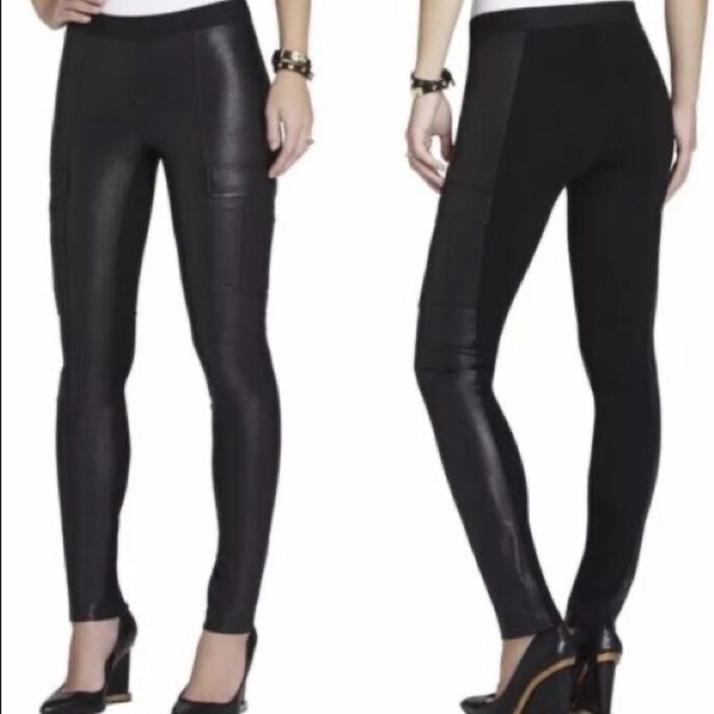 BCBGmaxazria Wilcox faux leather leggings S